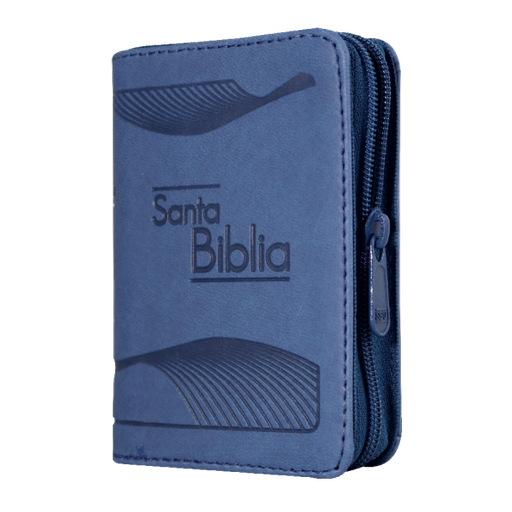 [9789587455588] Biblia Reina Valera 1960 Mini-Bolsillo Letra Chica Imitación Piel Azul Cierre [RVR016ZPJR]