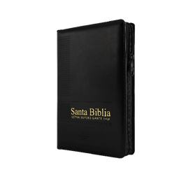 [7899938412633] Biblia Reina Valera 1960 Mediana Letra Gigante Imitación Piel Negro [RVR066cLSGiPJRZTI]