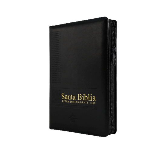 [7899938412633] Biblia Reina Valera 1960 Mediana Letra Gigante Imitación Piel Negro [RVR066cLSGiPJRZTI]