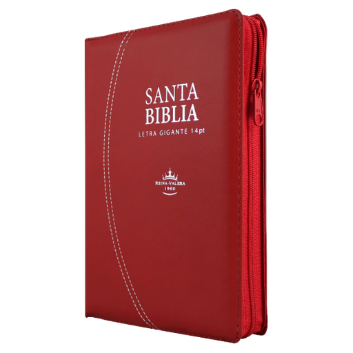 [7899938413371] Biblia Reina Valera 1960 Mediana Letra Gigante Imitación Piel Rojo [RVR066cLSGiPJRZTI]