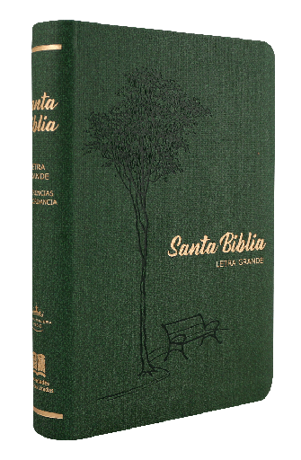 [9788941296867] Biblia Reina Valera 1960 Mediana Letra Grande Imitación Piel Arbol Verde [RVR065CLGCM]