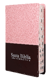 [7899938412626] Biblia Reina Valera 1960 Mediana Letra Gigante Imitación Piel Rosa Marrón [RVR066cLSGiPJRTI]