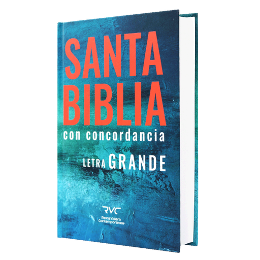 [9781598778229] Biblia Reina Valera Contemporánea Mediana Letra Grande Tapa Dura Azul [RVC63LGc]