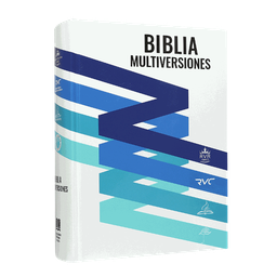 [9781598778106] Biblia de Estudio Multiversiones Grande Letra Mediana Tapa Dura RVR60, RVC, DHH, TLA