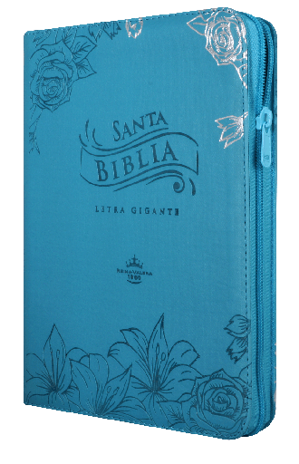 [9789587457124] Biblia Reina Valera 1960 Grande Letra Gigante Imitación Piel Azul Código QR [RVR086cZTILGiPJR]