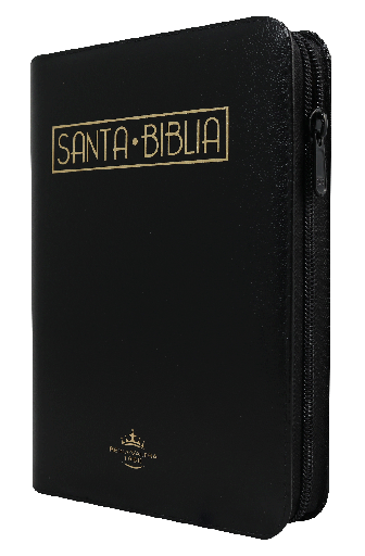 [9789587456868] Biblia Reina Valera 1960 Chica Letra Mediana Imitación Piel Negro QR [RVR045cZLMaPJR]