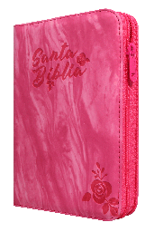 [9789587455991] Biblia Reina Valera 1960 Chica Letra Mediana Imitación Piel Fushia Acuarela Código QR [RVR045cZTILMPJR]