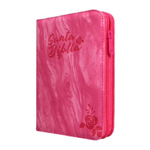 [9789587455991] Biblia Reina Valera 1960 Chica Letra Mediana Imitación Piel Fushia Acuarela Código QR [RVR045cZTILMPJR]