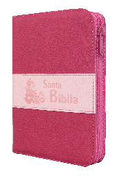 [9789587457223] Biblia Reina Valera 1960 Chica Letra Mediana Imitación Piel Fushia Rosa Código QR [RVR046cZLMPJR]