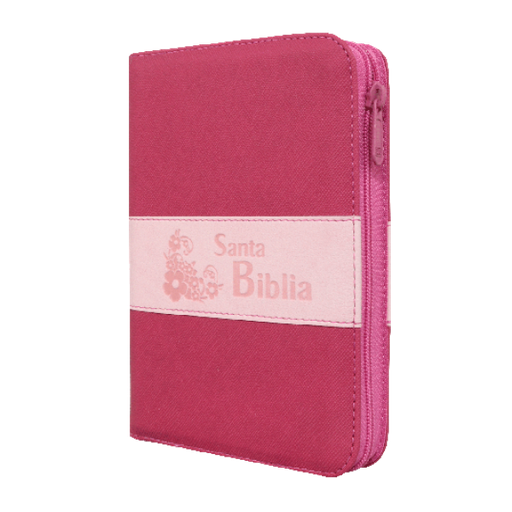 [9789587457223] Biblia Reina Valera 1960 Chica Letra Mediana Imitación Piel Fushia Rosa Código QR [RVR046cZLMPJR]