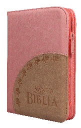 [9789587457230] Biblia Reina Valera 1960 Chica Letra Mediana Imitación Piel Rosa Beige [RVR046cZLMPJR]