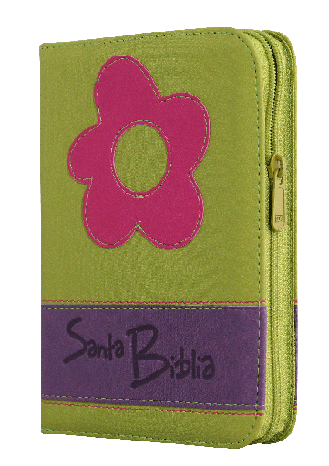 [9789587457278] Biblia Reina Valera 1960 Chica Letra Mediana Imitación Piel Verde QR [RVR045cZLGPJR]