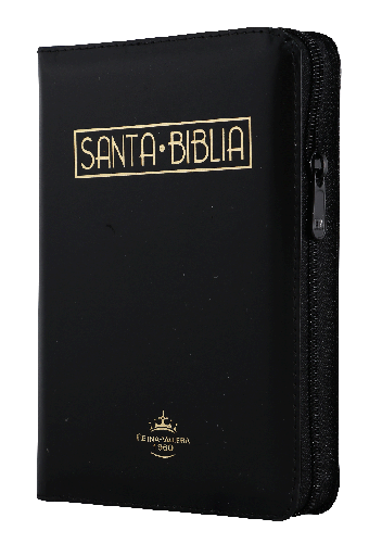 [9789587455977] Biblia Reina Valera 1960 Chica Letra Mediana Imitación Piel Negro QR [RVR045cZTILMPJR]