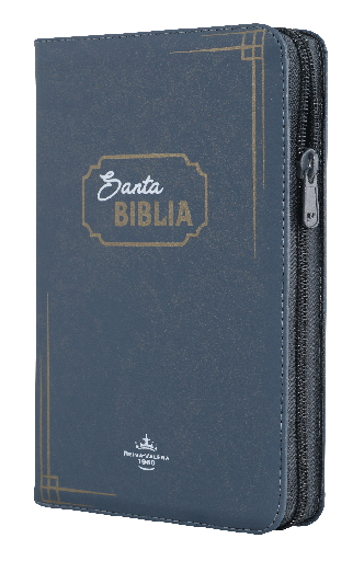 [9789587456332] Biblia Reina Valera 1960 Mediana Letra Grande Imitación Piel Gris Código QR [RVR065cZLGPJR]