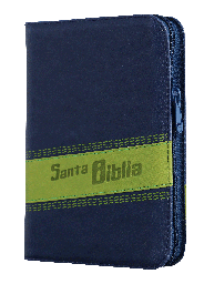 [9789587457261] Biblia Reina Valera 1960 Chica Letra Mediana Imitación Piel Azul Verde QR [RVR046cZLMPJR]