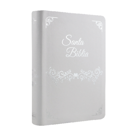 [7899938414286] Biblia Reina Valera 1960 Mediana Letra Gigante Imitación Piel Blanco Boda [RVR066cLSGiPJR]