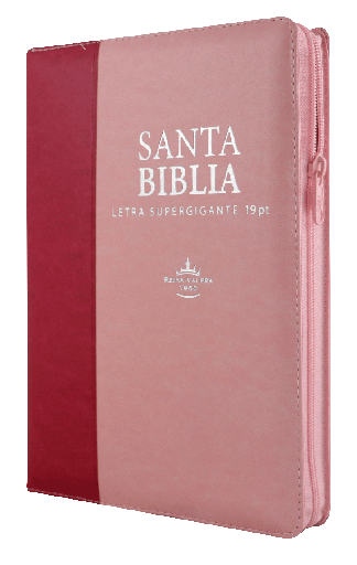 [7899938414439] Biblia Reina Valera 1960 Grande Letra Supergigante Imitación Piel Rosa Fucsia [RVR086cLSGiTIPJR]