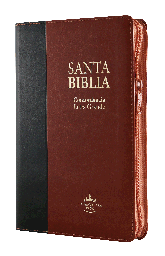 [7899938412312] Biblia Reina Valera 1960 Mediana Letra Grande Imitación Piel Negro Marrón [RVR066cLGPJRTIZABS]