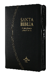 [7899938412343] Biblia Reina Valera 1960 Mediana Letra Grande Imitación Piel Negro [RVR066cLGPJRTIZABS]