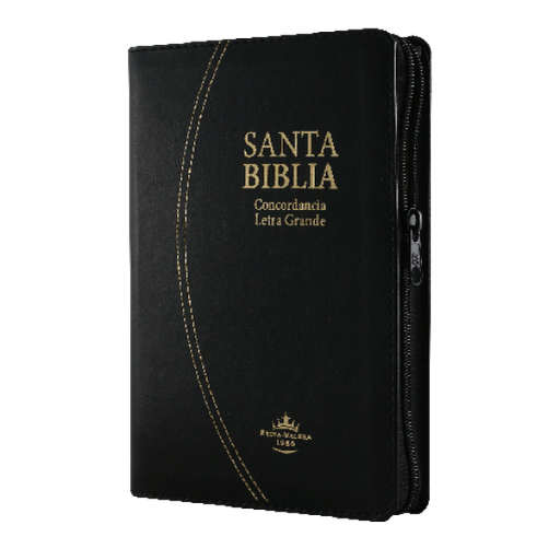 [7899938412343] Biblia Reina Valera 1960 Mediana Letra Grande Imitación Piel Negro [RVR066cLGPJRTIZABS]