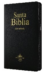 [7899938406984] Biblia Reina Valera 1960 Mediana Letra Mediana Imitación Piel Negro [RVR065ecZTI]