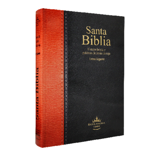 [7899938412596] Biblia Reina Valera 1960 Grande Letra Gigante Rústica Negro Marrón [RVR080cLGiPJR]