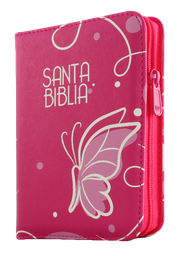 [9789587456585] Biblia Reina Valera 1960 Chica Letra Chica Imitación Piel Fucsia Código QR [RVR025cZLMPJR]