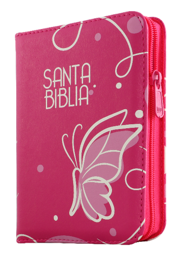 [9789587456585] Biblia Reina Valera 1960 Chica Letra Chica Imitación Piel Fucsia Código QR [RVR025cZLMPJR]