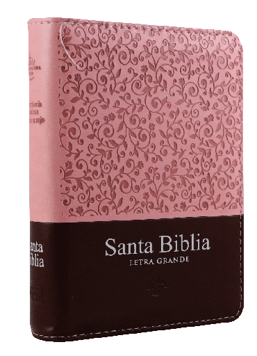 [7899938418543] Biblia Reina Valera 1960 Tamaño Bolsillo Letra Mediana Imitación Piel Rosa Marrón (RVR26cLSGiPJRZTI)