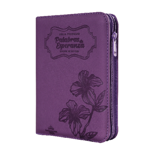 [9789587455779] Biblia de Promesas Reina Valera 1960 Chica Letra Mediana Imitación Piel Morado [RVR45cZEELM]