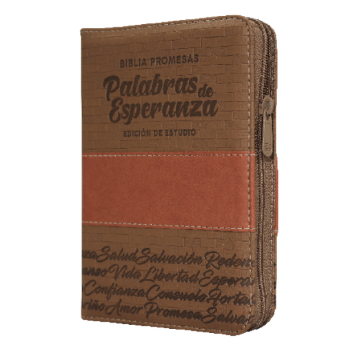 [9789587455786] Biblia Promesas Palabras de Esperanza Reina Valera 1960 Chica Letra Mediana Imitación Piel Café [RVR45cZEELM]