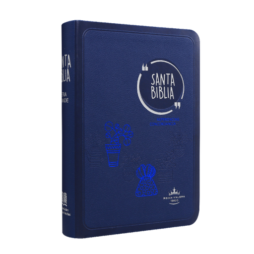 [9788941298687] Biblia Reina Valera 1960 Chica Letra Grande Imitación Piel Azul [RVR045cLG GA]