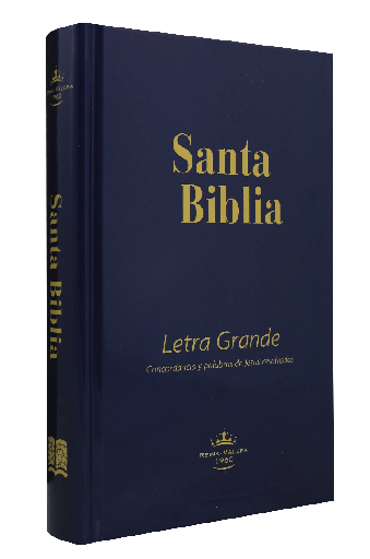 [9781598778724] Biblia Reina Valera 1960 Mediana Letra Grande Tapa Dura Azul [RVR063cPJR]