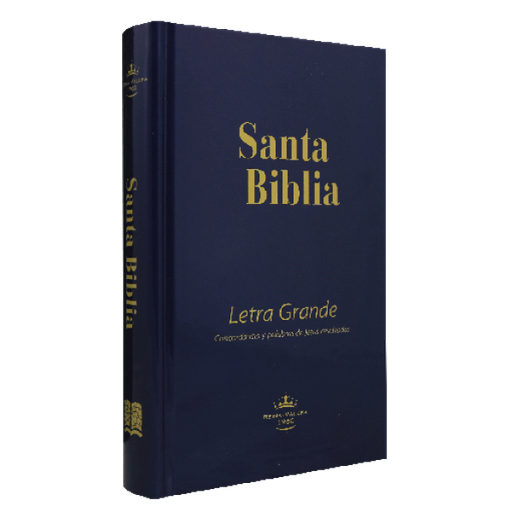 [9781598778724] Biblia Reina Valera 1960 Mediana Letra Grande Tapa Dura Azul [RVR063cPJR]