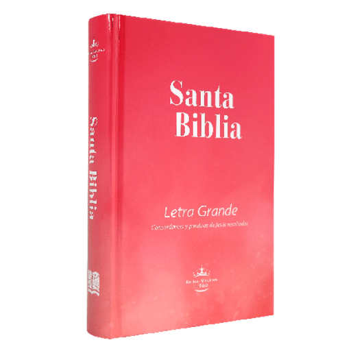 [9781598778670] Biblia Reina Valera 1960 Mediana Letra Grande Tapa Dura Rosa [RVR063cPJR]