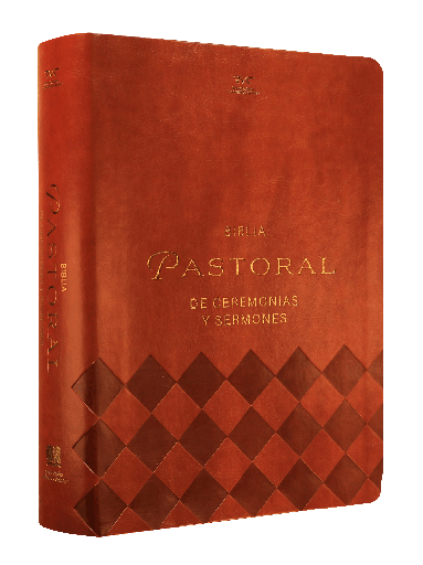 [9781598779462] Biblia de Estudio Pastoral Ceremonias y Sermones Reina Valera Contemporánea Grande Letra Grande Imitación Piel Marrón [RVC086cLGPJR]