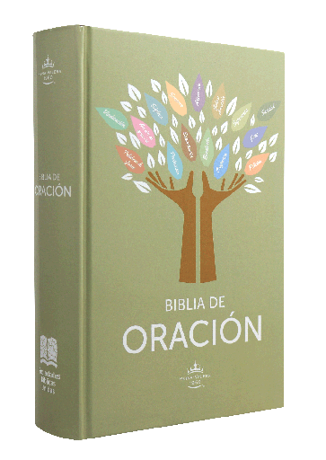 [9781598779509] Biblia de Estudio de Oración Reina Valera 1960 Grande Letra Grande Tapa Dura Crema [RVR083cLGPJR]