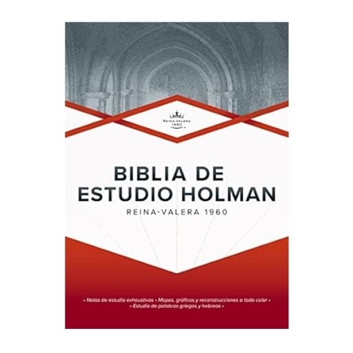 [9781087783505] Biblia de Estudio Holman Reina Valera 1960 Tapa Dura