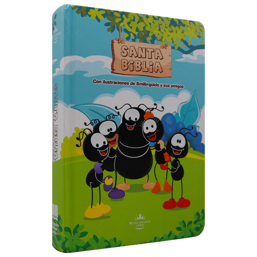 [7899938425992] Biblia Infantil Ilustrada Smilinguido Reina Valera 1960 Mediana Letra Grande Tapa Dura [RVR.63cLGPJR]