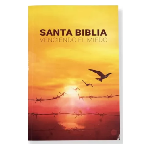 [7899938425985] Biblia Misionera Reina Valera 1960 Venciendo el miedo Mediana Letra Mediana Rústica [RVR.60uecFBPJR]
