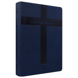 [9781598779646] Biblia de Estudio Reina Valera Contemporánea Grande Letra Mediana Imitación Piel Azul Oscuro [RVC086EEC]