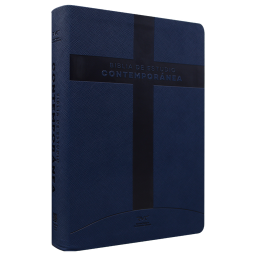 [9781598779646] Biblia de Estudio Reina Valera Contemporánea Grande Letra Mediana Imitación Piel Azul Oscuro [RVC086EEC]