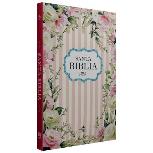 [9781598779707] Biblia Misionera Reina Valera 1960 Mediana Letra Mediana Rústica Flores y Rayas [RVR.60ue]