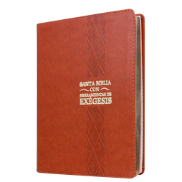 [9789587457483] Biblia de Estudio Exégesis Reina Valera 1995 Grande Letra Mediana Imitación Piel Miel [RVR95086EEcLM]