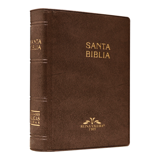 [9781576978511] Biblia Reina Valera 1909 Tamaño Bolsillo Letra Chica Vinil Café [VR022LM]