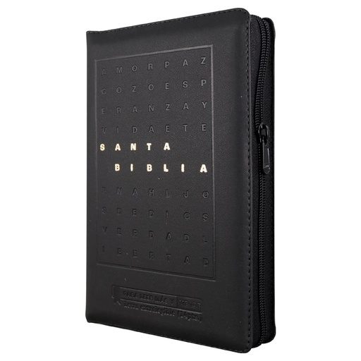 [9789587458732] Biblia Reina Valera 1960 Mediana Letra Grande Imitación piel Letras Negro Código QR[RVR066ZLGPJR]