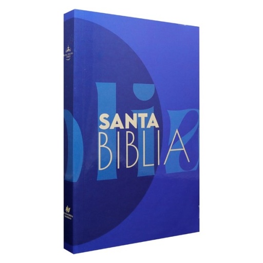 [9789587458374] Biblia Misionera Reina Valera 1960 Mediana Letra Chica Rústica Azul [RVR60ue]