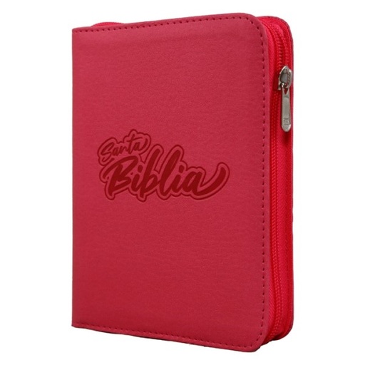 [9789587458459] Biblia Reina Valera 1960 Chica Letra Chica Imitación piel Fucsia Código QR [RVR026cZLMPJR]