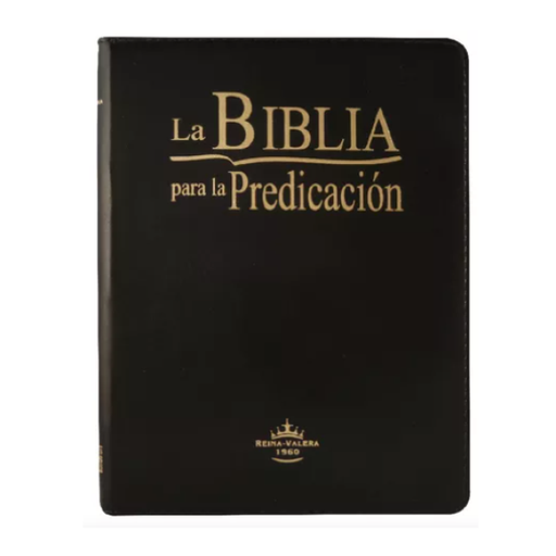 [9781598774450] Biblia de Estudio para la Predicación Reina Valera 1960 Grande Letra Grande Imitación Piel Café [RVR085LG]