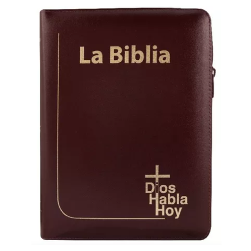 [9789587458978] Biblia Dios Habla Hoy Grande Letra Gigante Imitación Piel Café Acolchada Código QR [DHH085DKZLGia] 